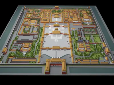 Forbidden City 3D model