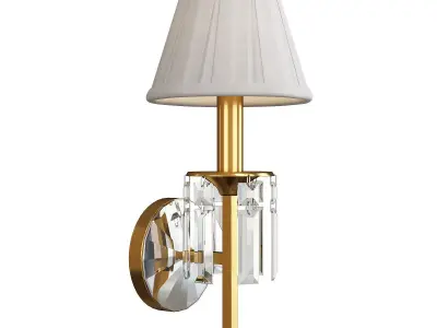 Crystal Sconce Low-poly 3D model