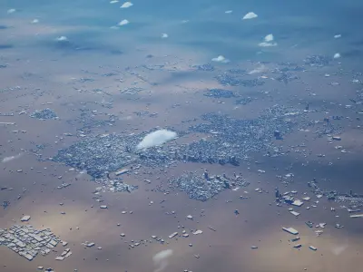 Mexico City Mexico City Landscape 3D Model 3D model