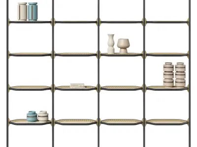 Baxter Libelle bookcase 3D model