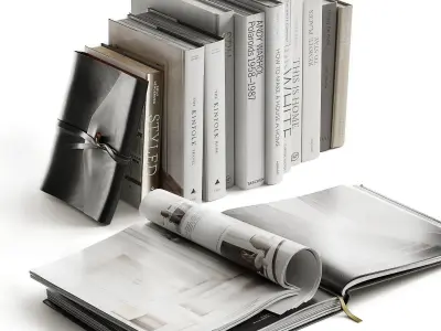 The books 3D model