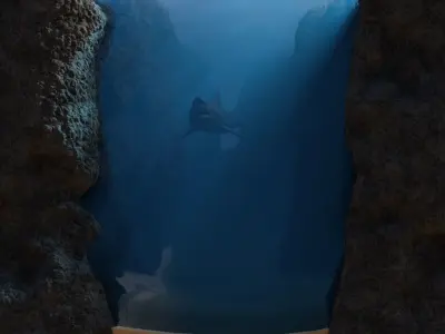 Ocean Trench Environment 3D model