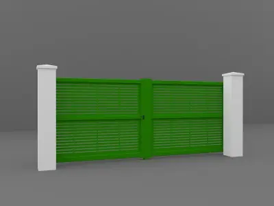 Outdoor Gate 3D model
