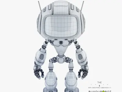 Lovely robot - alien III  3D model