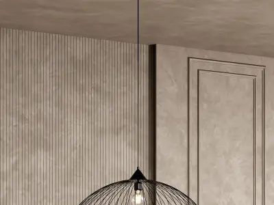 Onza Easy Chandelier by Ideas4lighting Low-poly 3D model