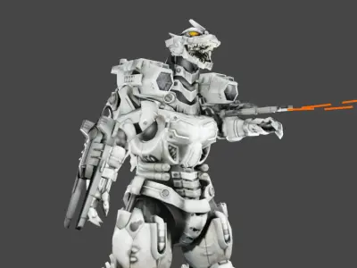 Kiryu Mechagodzilla 3 3D model