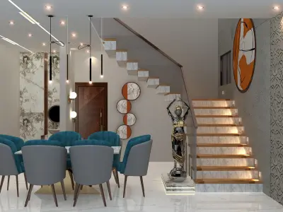 HALL INTERIOR  Free 3D model