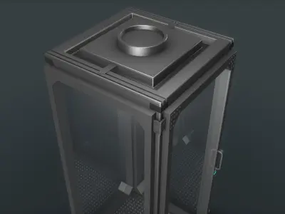 Sci Fi Container 3D model purchase