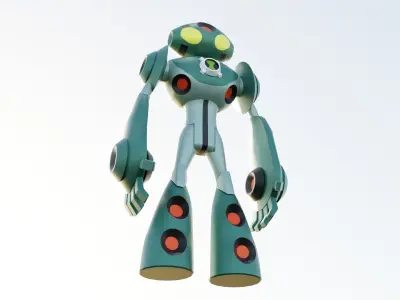 Ben 10 Ultimate Allen Echo Echo Low-poly 3D model