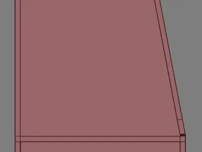 Show-window refrigerating desktop Stalgast 3D model