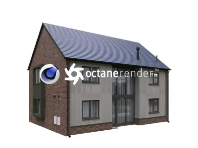 HOUSE PLOT-C1 - octane 3D model