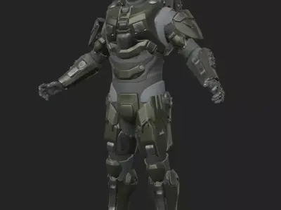 MK Armor  3D model