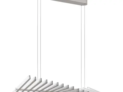  Kovacs Stake Out 34 Wide Integrated LED Abstract Chandelier  3D model
