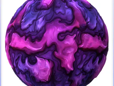  Stylized Lava Seamless Texture Texture purchase