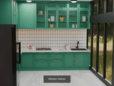 All in One House 3D Models Interior  Exterior Showcase 3D Model Pack