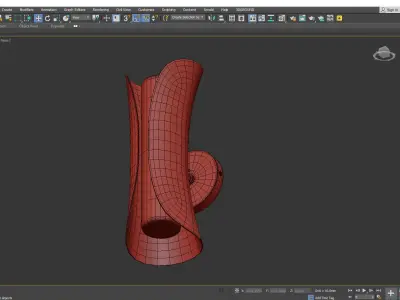 Josie 2 Light Wall Sconce Low-poly 3D model