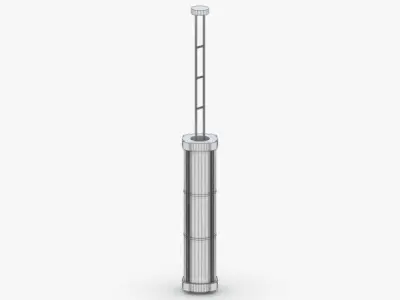 1499 - Hanging Lamp Low-poly 3D model