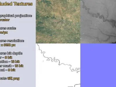 Agra India City Landscape 3D Model 3D model