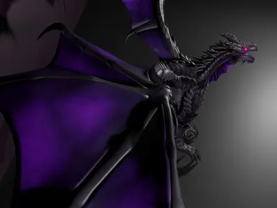 Dark Dragon 3D model