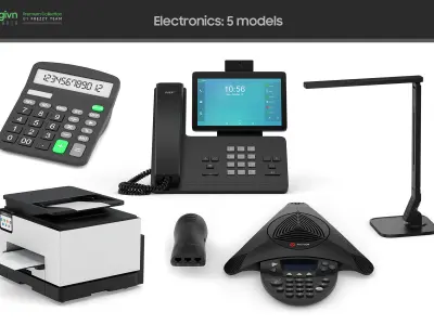 116 Office Equipment Collection 3D model