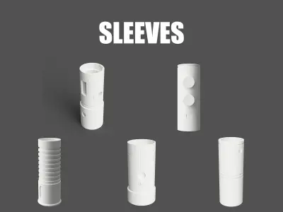 Battle of Geonosis Lightsaber Hilts 3D Printable 3D Model Pack