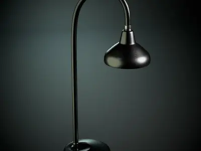 Modern Lamp Low-poly 3D model 4