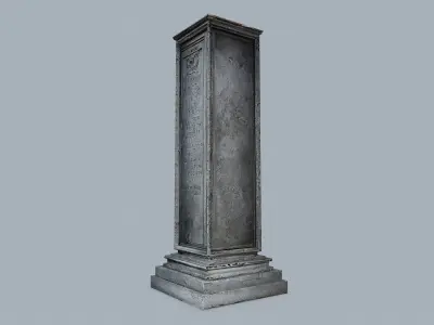 monolith Low-poly 3D model