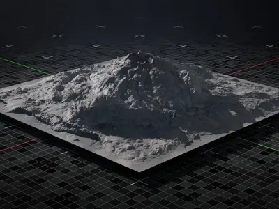 Volcano version 3 3D model