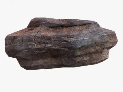 Big Stone 2 low poly Low-poly 3D model