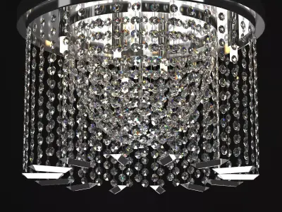 Crystal Chandelier Il Paralume Marina Art 1839 3D model