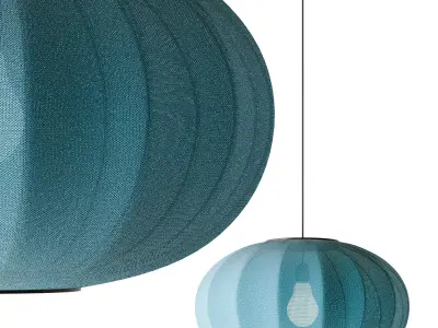 Knit Wit Oval Pendant light 3D model