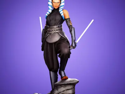 Ahsoka Tano from Star Wars 3D print model
