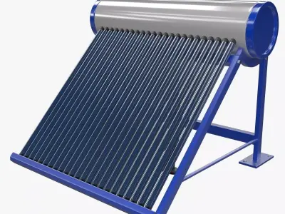 Solar Heater 1 3D model
