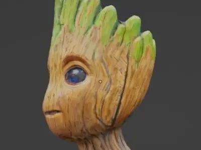 Groot 3D model