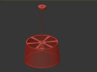 SENDERO Suspension lamp 3D model