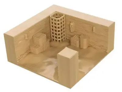 3D files  ruins 3D print model