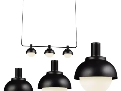 Monike LD1070-3B Chandelier Lamp 3D model