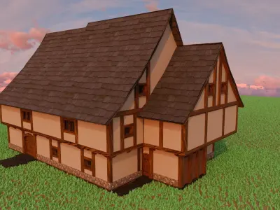Medieval Tavern 3D model purchase