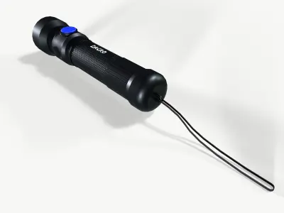 Flash Light Low-poly 3D model purchase