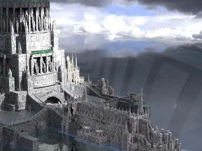 Architecture of hope and glory Kit bash 3D model