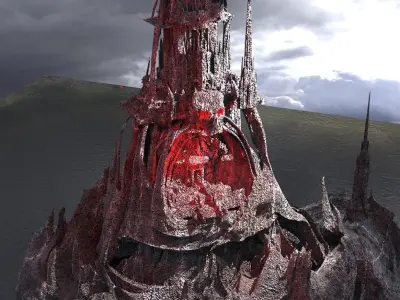 Castle greyscull  3D model