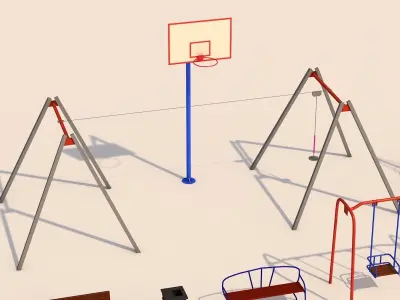 Playground models kit 3D model
