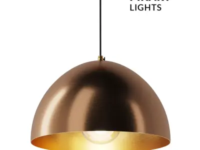 Pendant light Round SKU 2314 Free 3D model