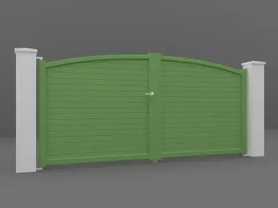 Outdoor Gate  3D model