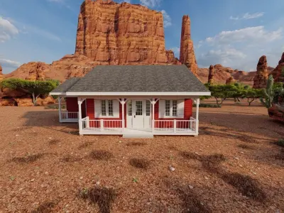 old house-Old Abandoned House 3D model