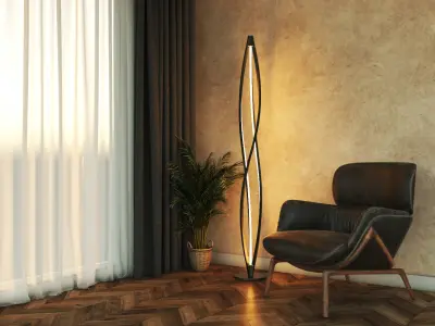 Modern Floor Lamp 3D model order