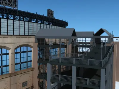 Baseball Stadium 3D model