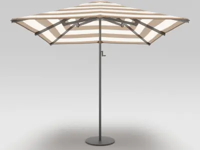 Outdoor umbrella Low-poly 3D model