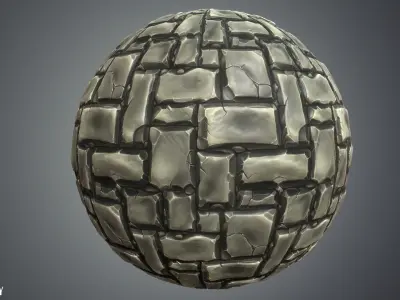 Stylized Stone Vol 07  - Hand Painted Texture Texture