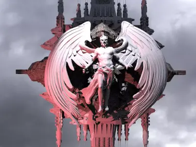 Mothership Colossal Dark Angel 3D model